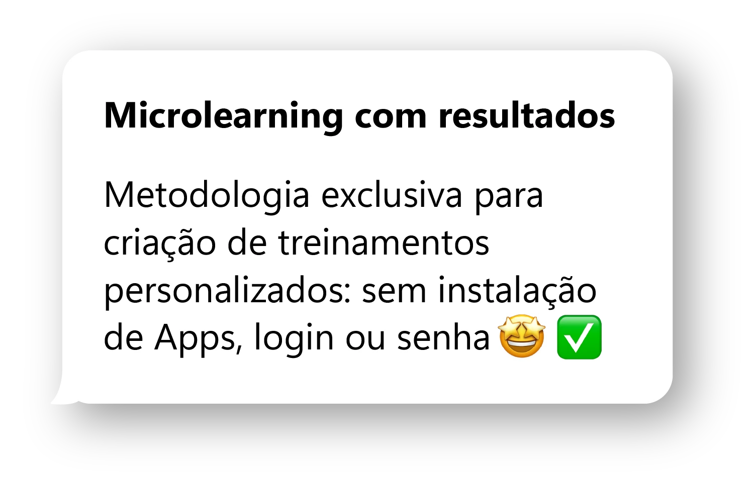 Microlearning com resultados